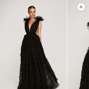 Sau Lee Sabrina Tulle Gown Size 6 Altered to fit Size 8